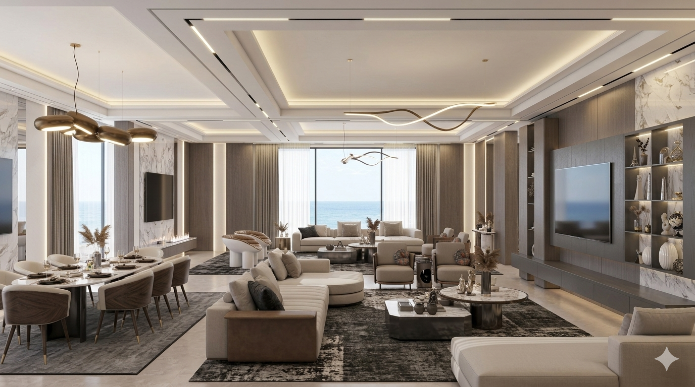 Gulf Area Villa Interior